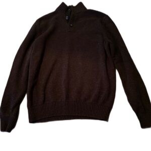 Izod black large sweater